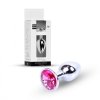 Korek analny z diamentem Jewellery Silver PLUG- Pink